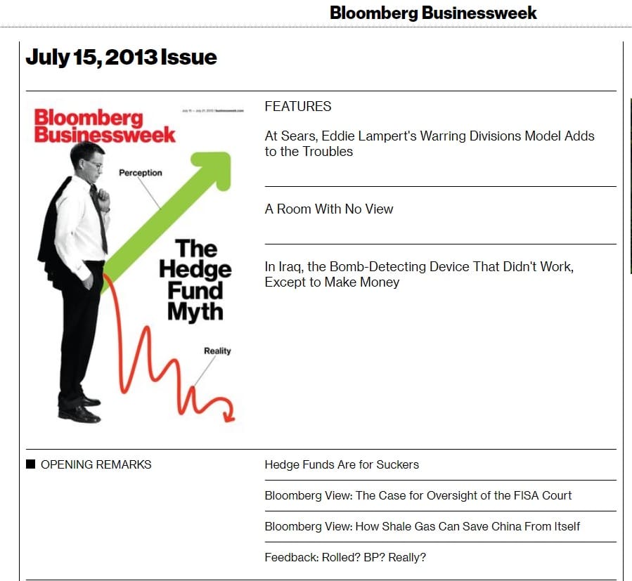 Bloomberg HF Cover for Blog 10.24.18 Bloomberg The Hedge Fund Myth
