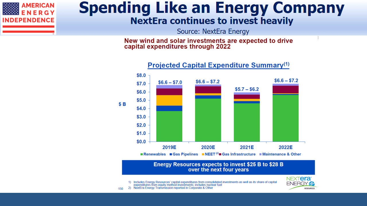 NextEra Energy Projected Capital Expenditures NextEra Energy Projected Capital Expenditures